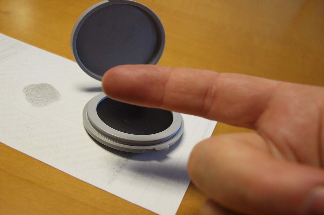 Fingerprint Pad Inkless Fingerprinting Fraud Fighter