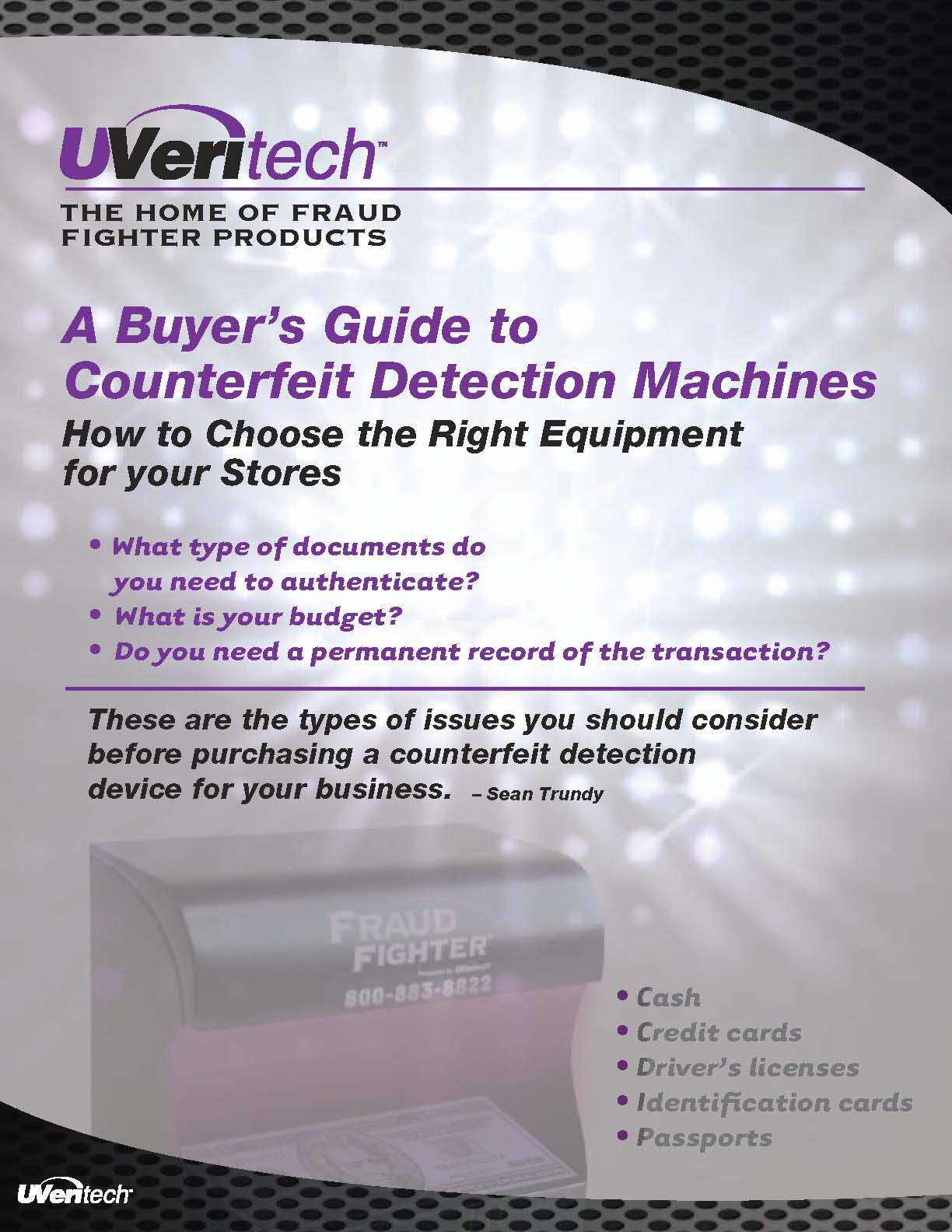 Counterfeit Detector Buyers Guide Download