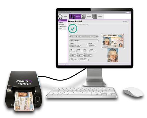 PAL-ID1 Automatic ID Authentication Scanner