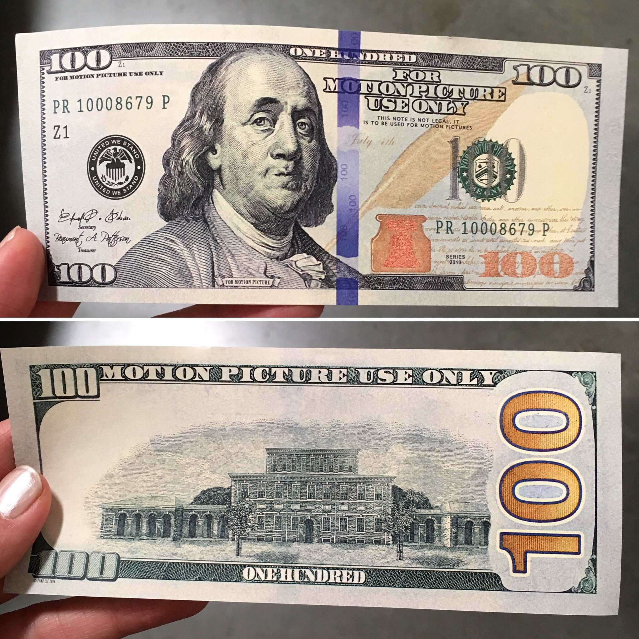 How to spot fake 100 dollar bill