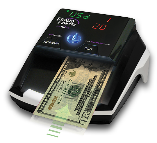 Counterfeit Money Detector Uveritech Fraud Fighter CT550